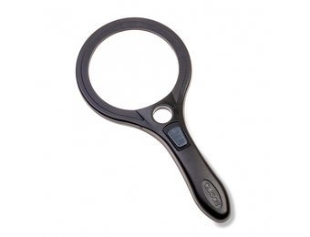 Vergrootglas rond met ledverlichting