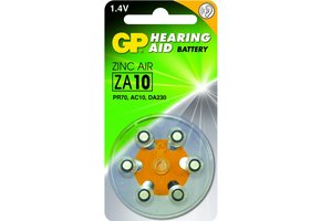 GP Hoorapparaat batterij ZA10, 6 stuks