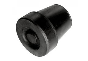 Kruk- en stokdoppen - 16 mm zwart