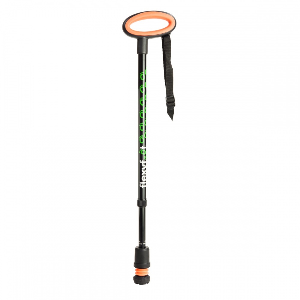 Flexyfoot wandelstok met ovalen handvat
