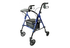 Rollator lichtgewicht blauw