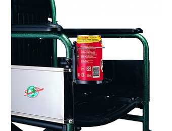 Fleshouder voor rolstoel