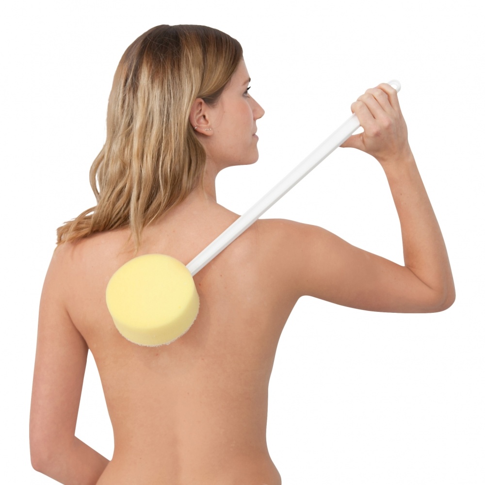 Schrobspons rond lang