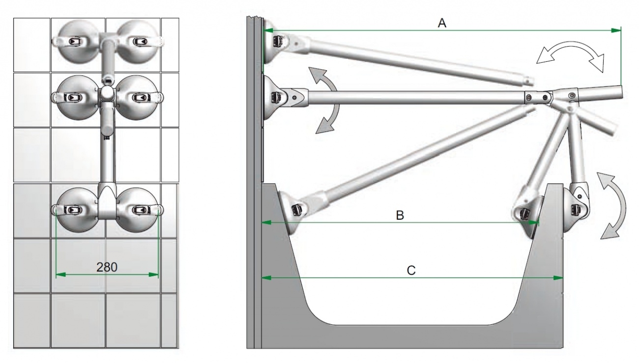 QuattroPower badbeugel