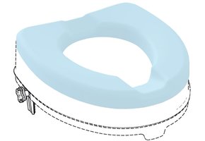 Zachte toiletzitting voor Atlantis toiletverhoger