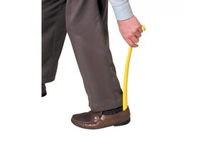 Schoenlepel plastic met haak