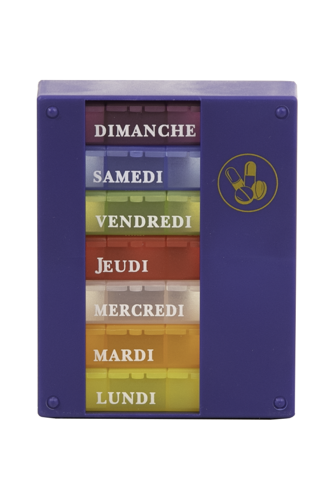 Pillenbox 1 week 3 of 4-vaks