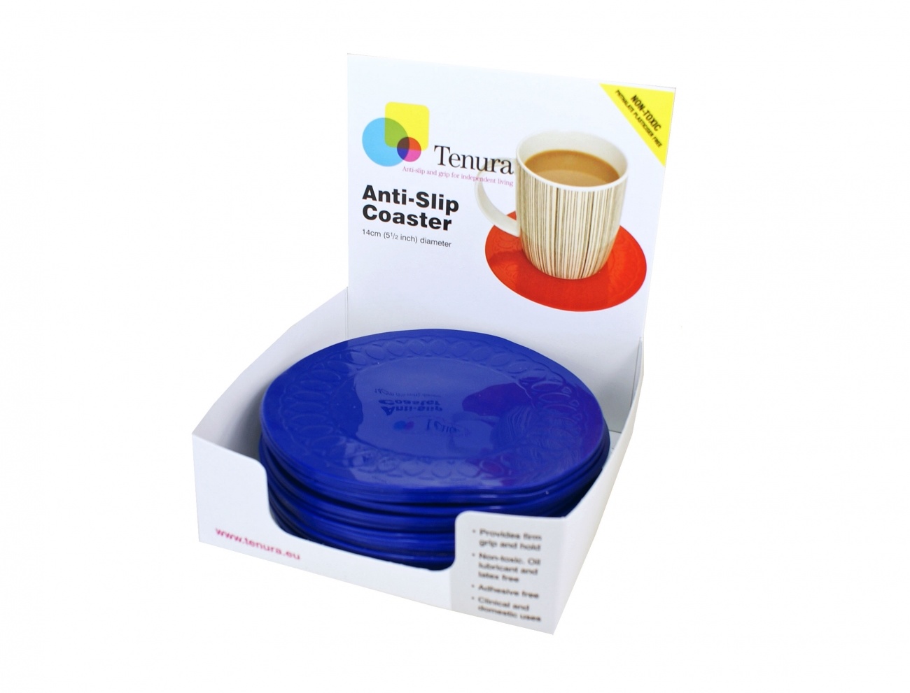 Able2 anti-slip matten rond display, 25 st