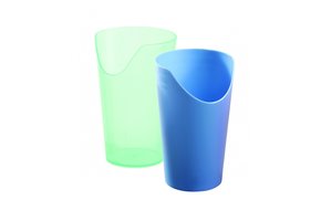 Beker met neusuitsparing