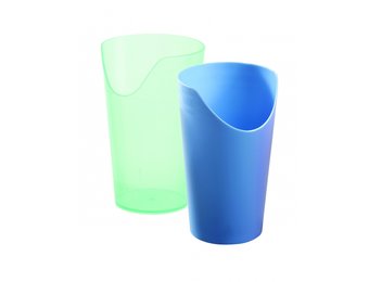 Beker met neusuitsparing