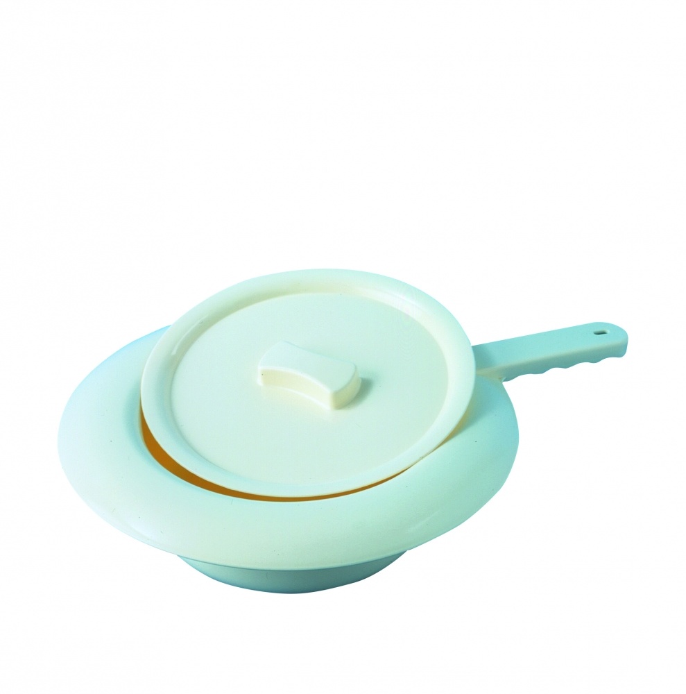 Bedpan + Deksel kunststof