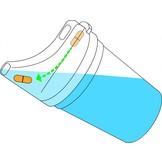 Tuitbeker voor de inname van pillen