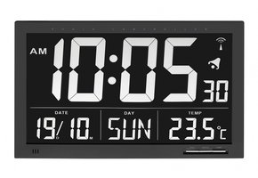 Radiografische klok met temperatuur XL