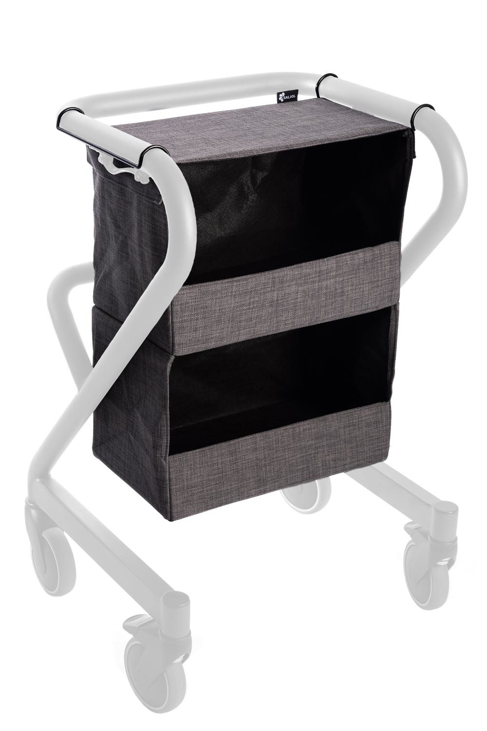 Saljol Page binnen rollator en trippelstoel