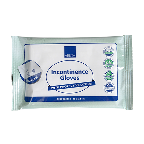Abena Incontinentiewashandjes, 4 stuks