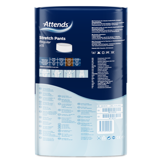 Attends Stretch Pants Regular, 15 stuks