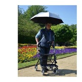 Universele paraplu voor rollator en rolstoel