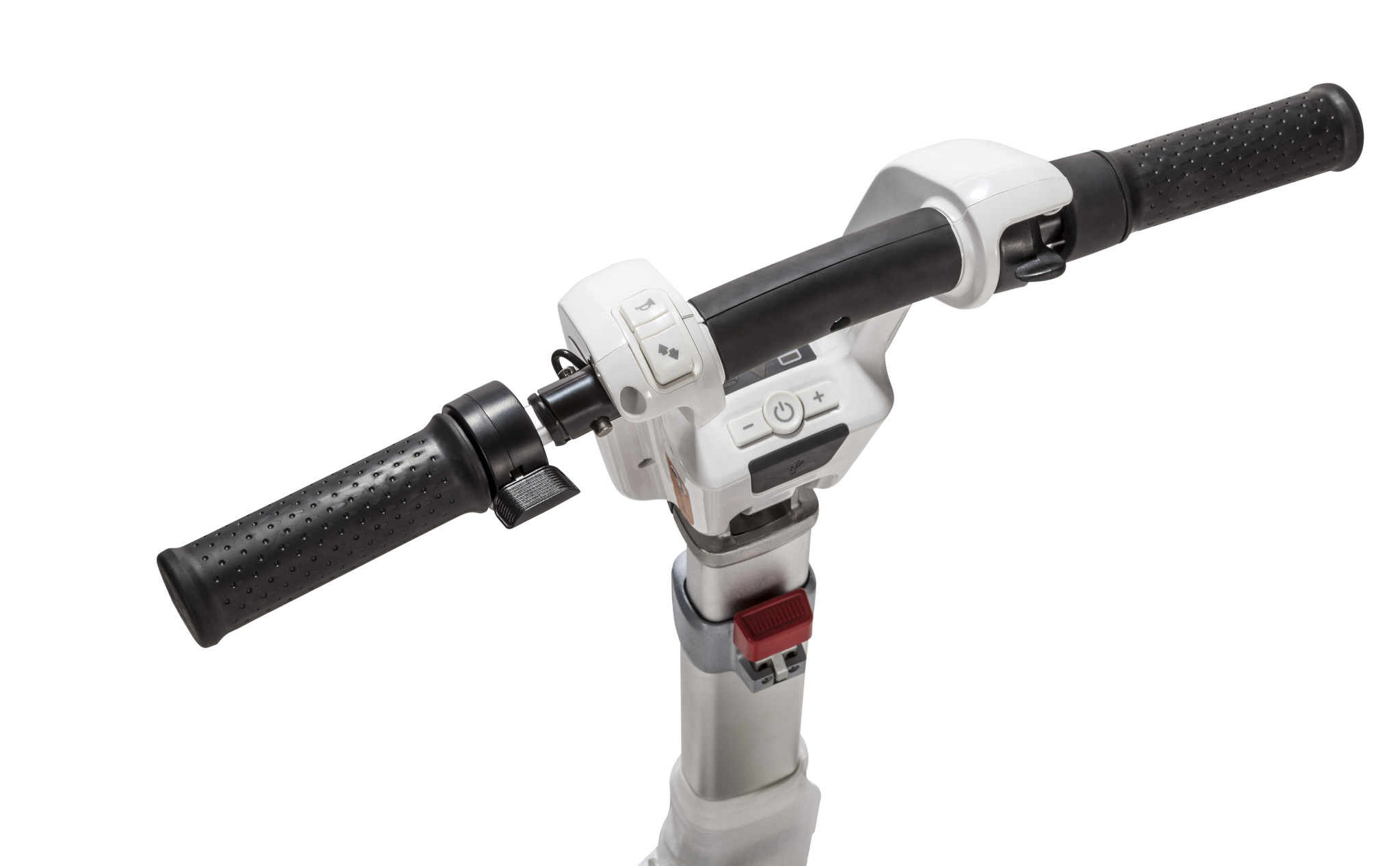 Versnelknop links voor de Atto scooter