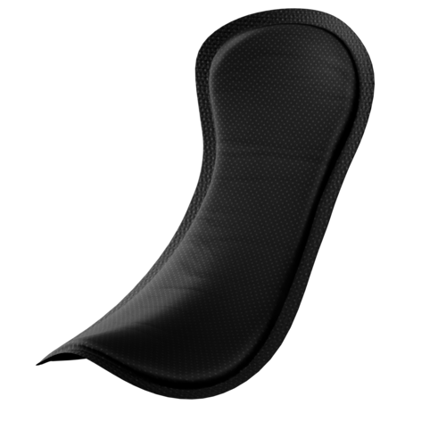 TENA Silhouette Noir Mini Pads | zwart incontinentieverband - 18 stuks