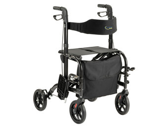 MultiMotion  Duo rollator antraciet (rollator & rolstoel in 1)
