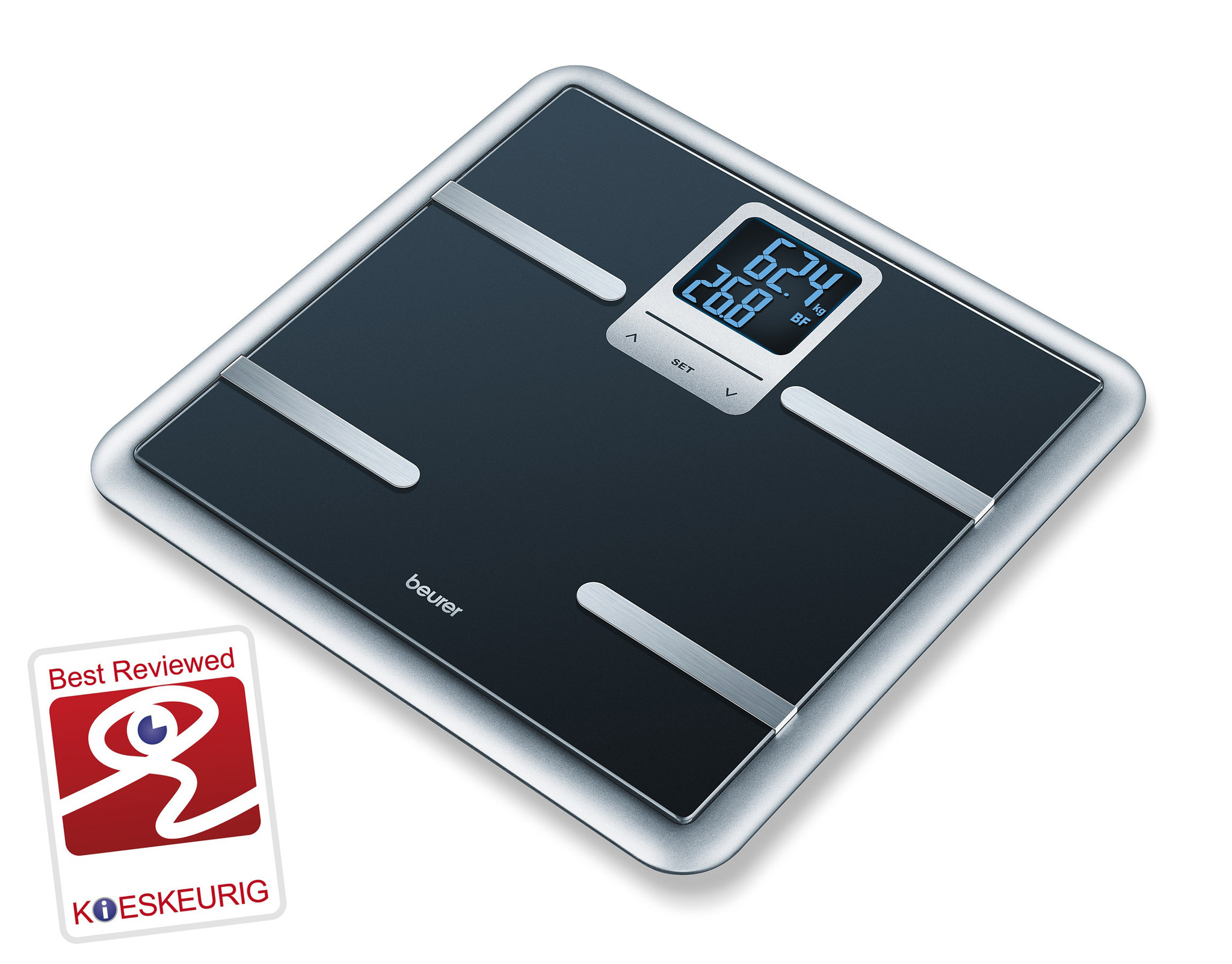 Beurer BG40 - Personenweegschaal lichaamsanalyse - 150kg - Zwart