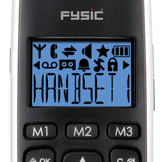 Fysic FX-6020 - Senioren DECT telefoon met grote toetsen en 2 handsets, zwart