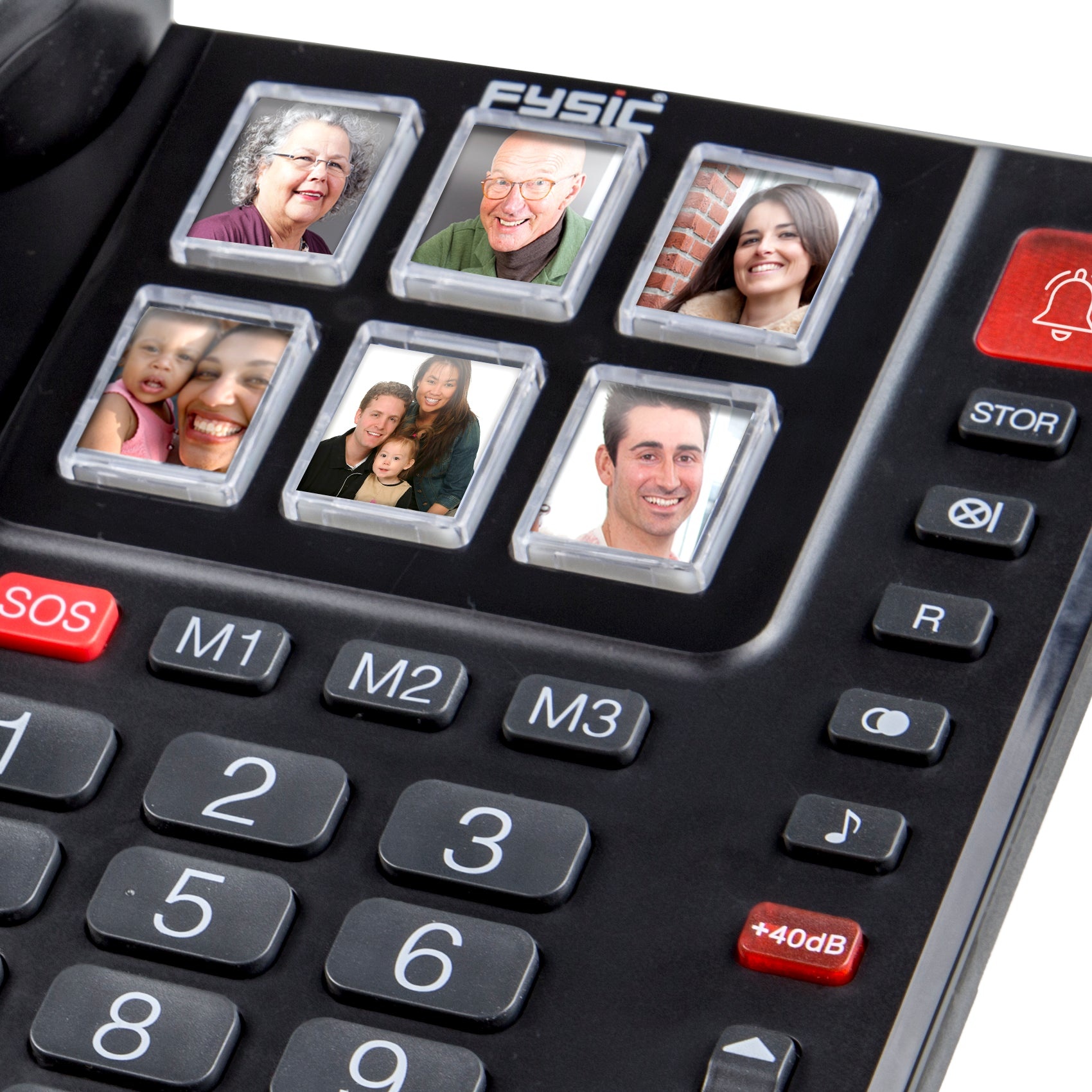 Fysic FX-3930 - Bureautelefoon met fototoetsen voor senioren
