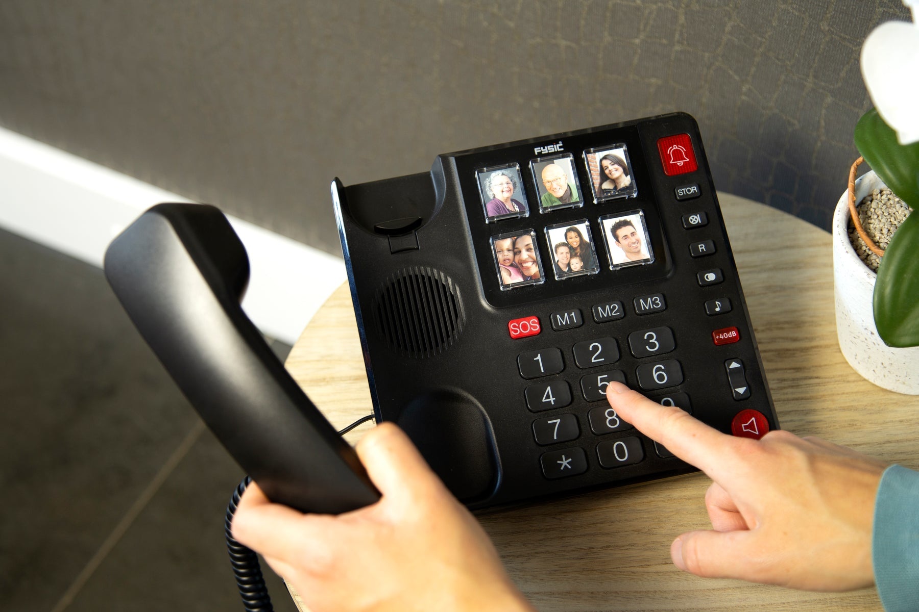 Fysic FX-3930 - Bureautelefoon met fototoetsen voor senioren