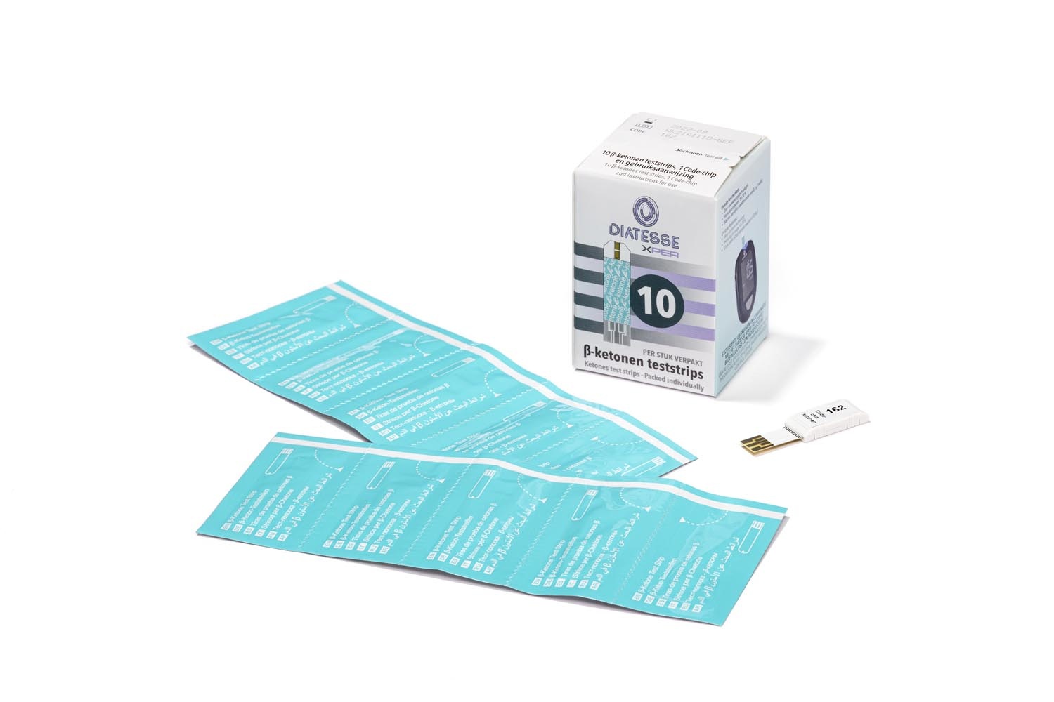 Diatesse ß - ketonen teststrips (10 stuks)