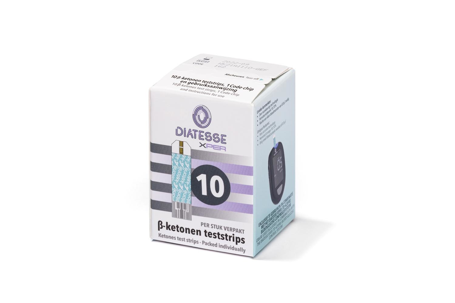 Diatesse ß - ketonen teststrips (10 stuks)