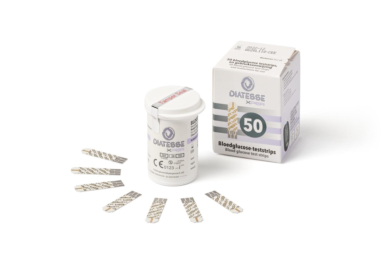 Diatesse XPER teststrips (50 stuks)