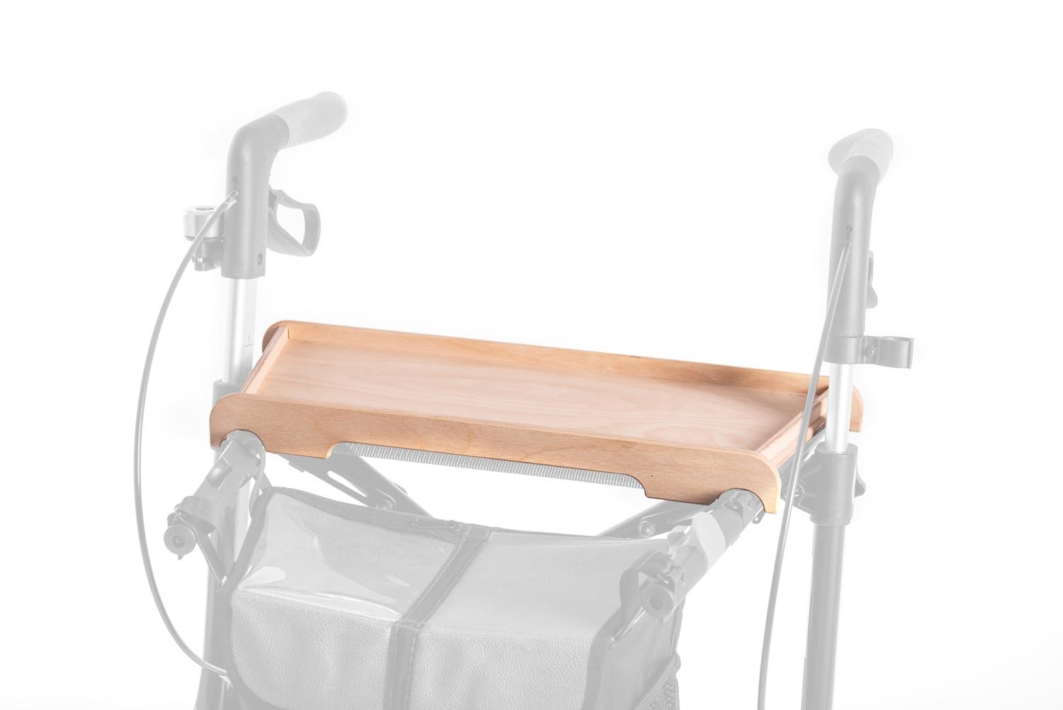 SALJOL Carbon rollator dienblad, hout