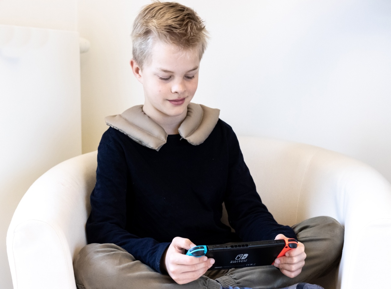 Verzwaarde nekkraag voor junior en senior