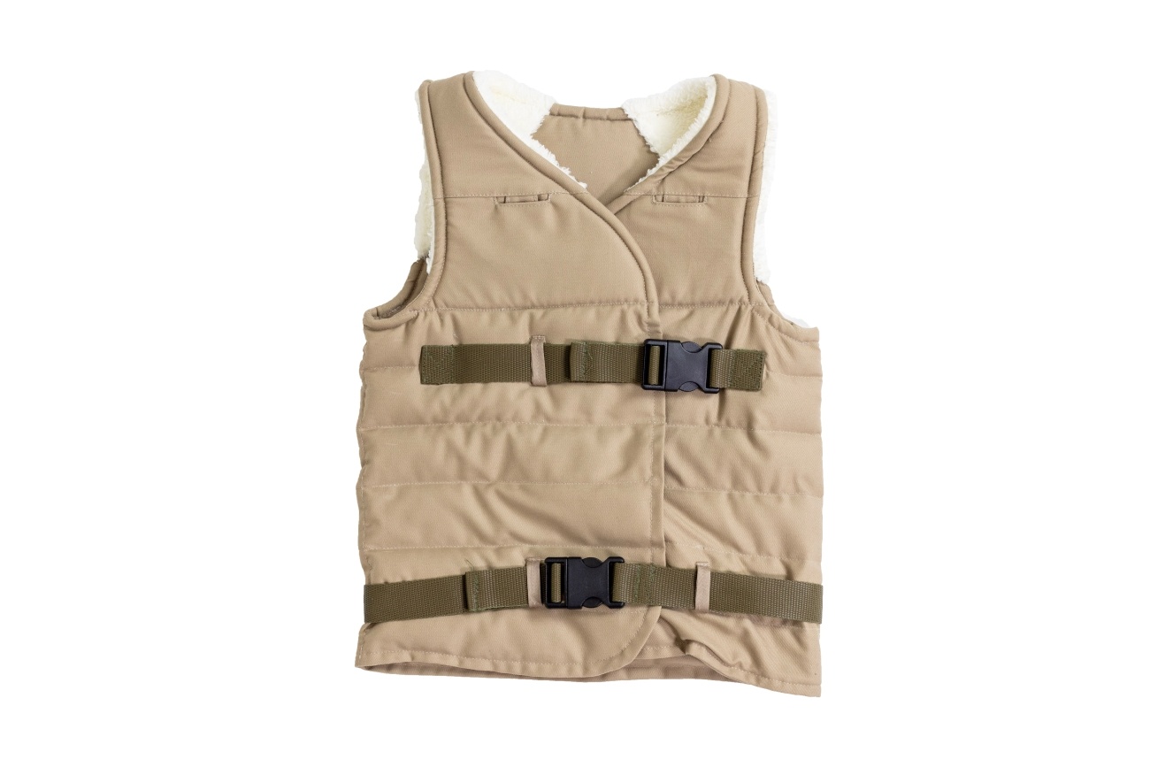Verzwaard vest - junior, katoen