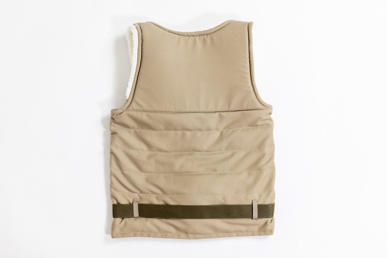 Verzwaard vest - junior, katoen