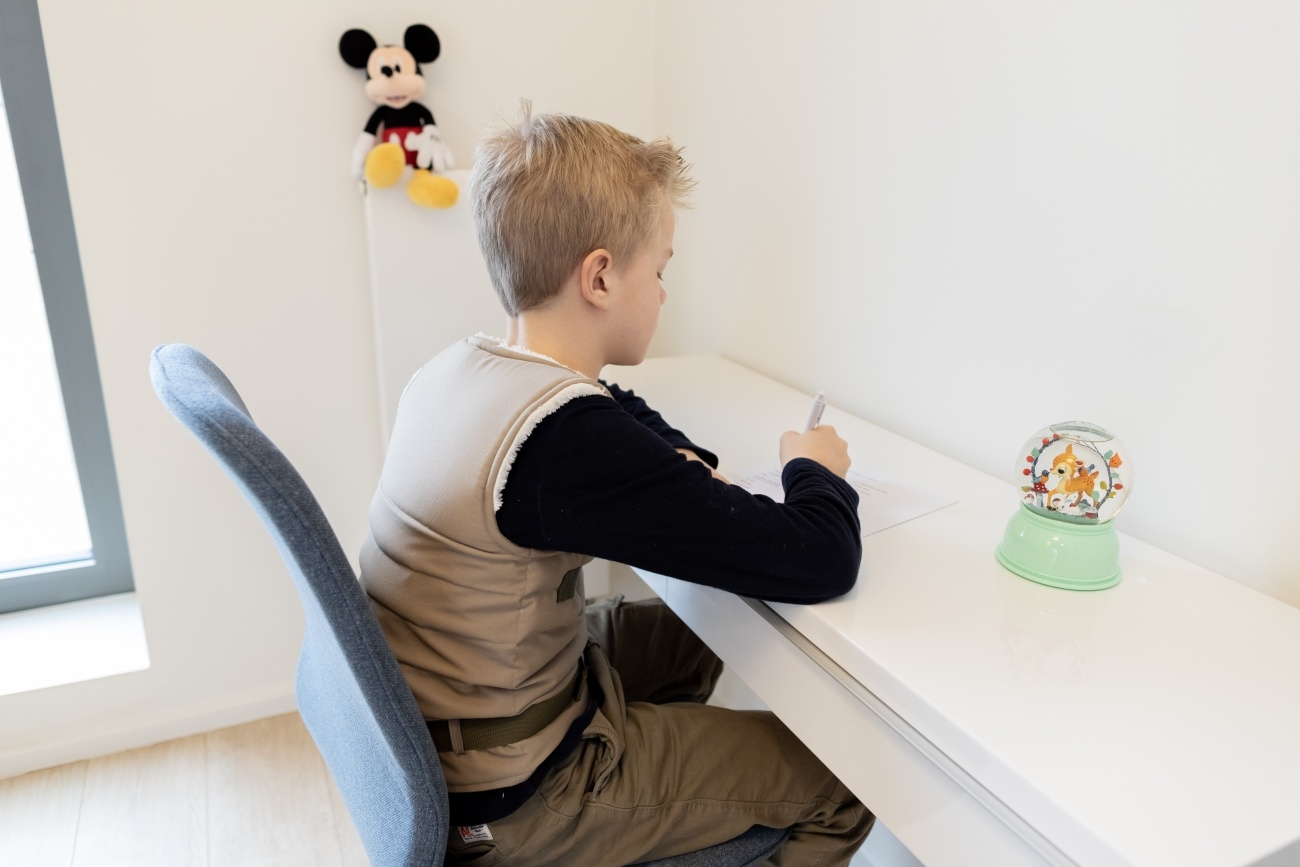 Verzwaard vest - junior, katoen