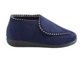 MSF pantoffel blauw hoog - dames