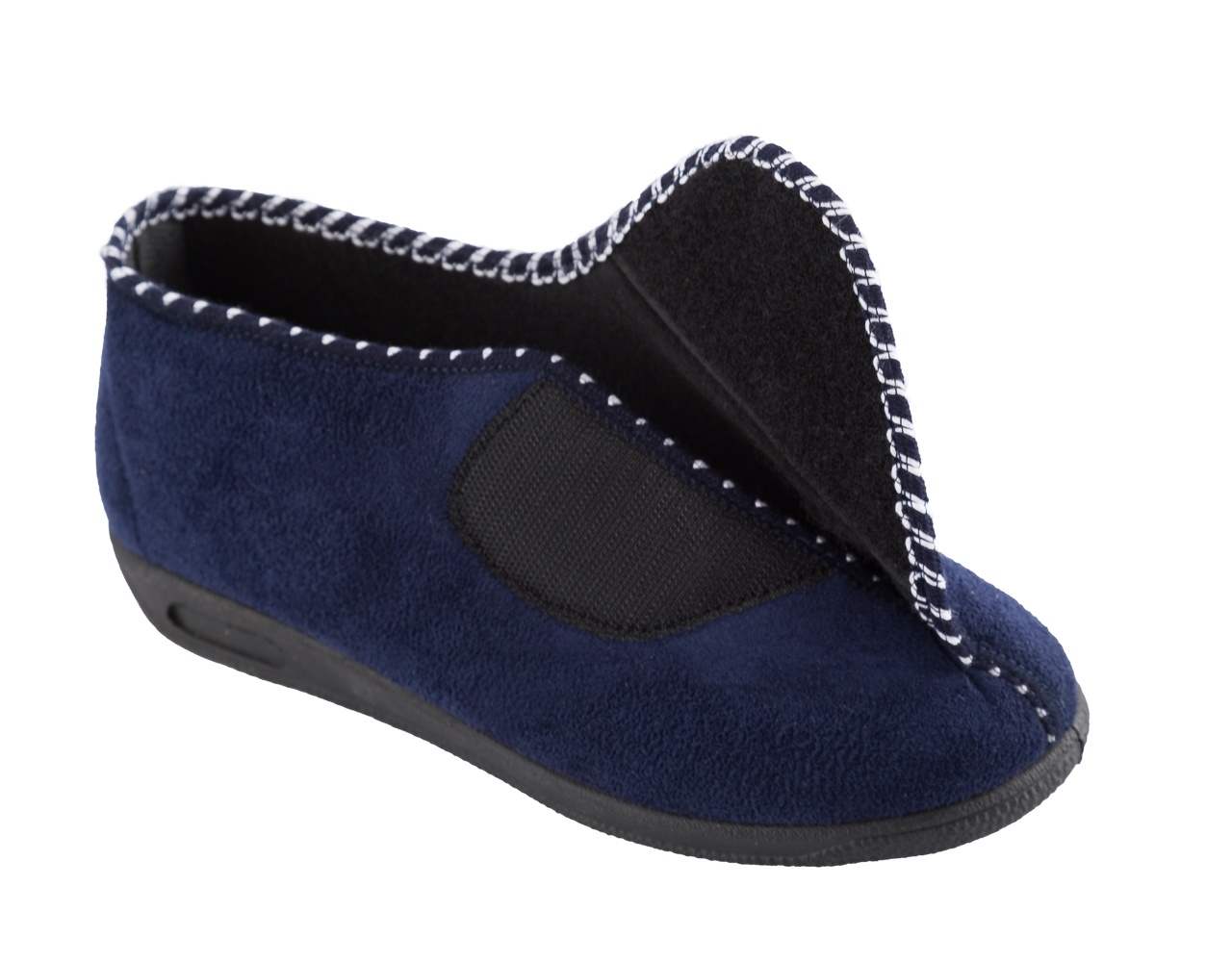 MSF pantoffel blauw hoog - dames