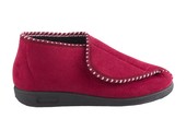 MSF pantoffel bordeaux hoog - dames