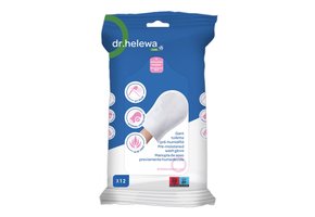 Vochtig washandje tbv lichaam of haar (12st)