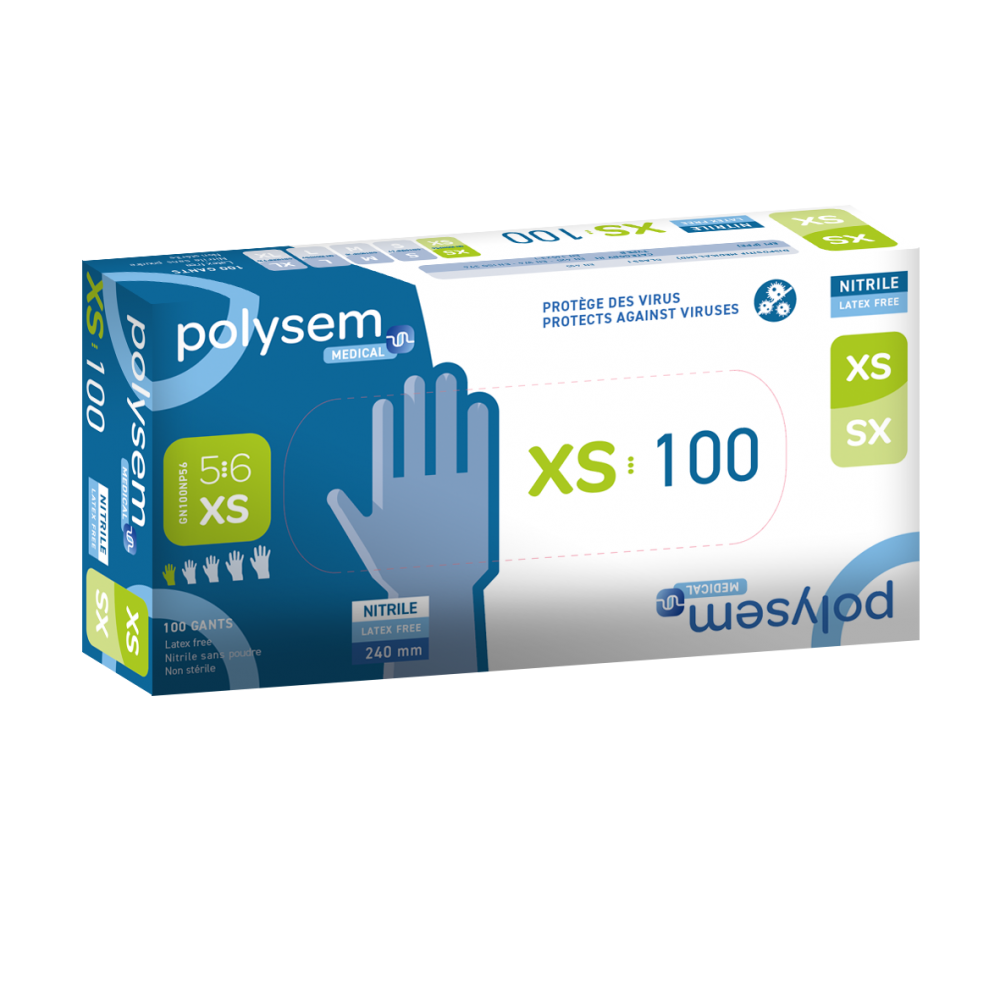 Onderzoekhandschoenen Nitril (100st)