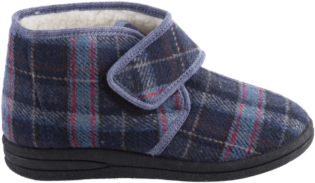 MSF pantoffel geruit hoog model