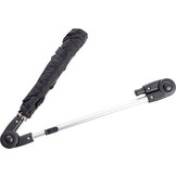 SALJOL Carbon rollator paraplu, zwart