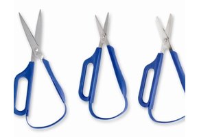 Zelfopenende schaar met 1 groot oog afgerond 45mm