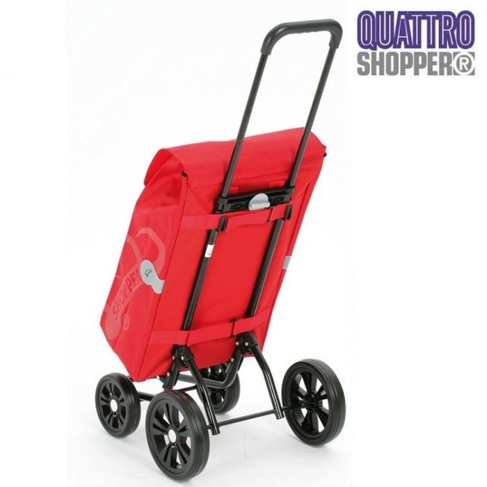Shopper Andersen Quattro Senta, wit-zwart