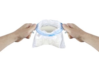 Braakselopvangzakhouder