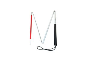 Opvouwbare blindegeleidestok