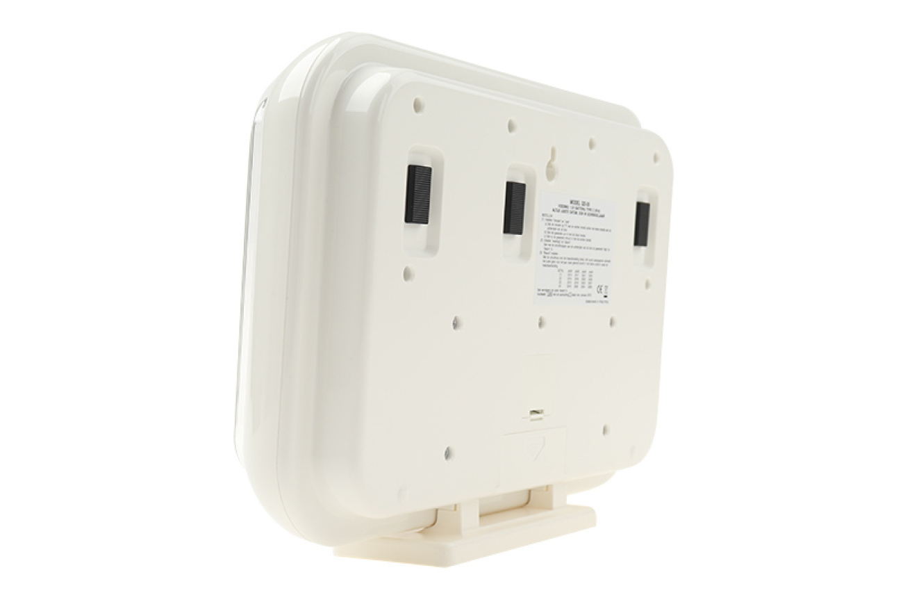 Kalenderklok digitaal QD35 - wit