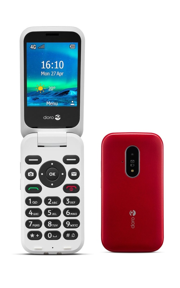 Doro mobiele telefoon 6820 4G met sprekende toetsen
