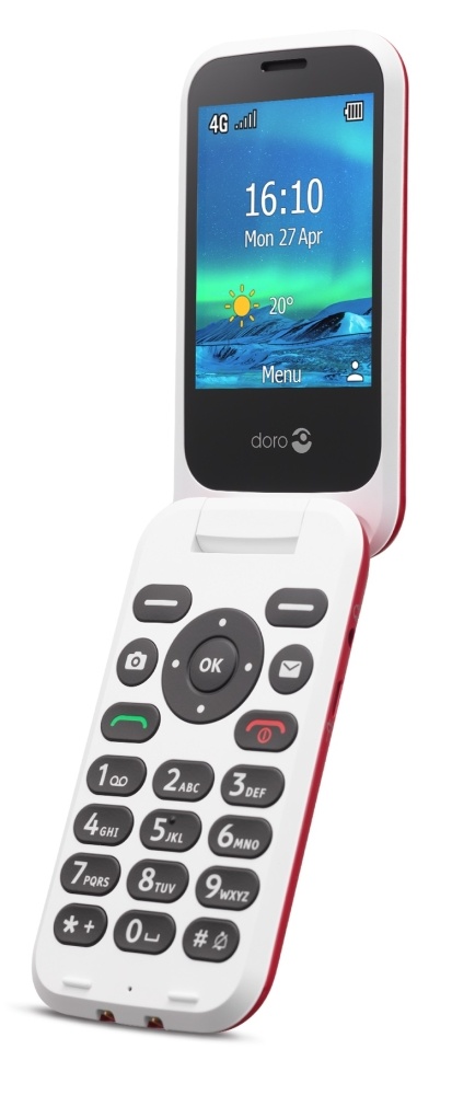 Doro mobiele telefoon 6820 4G met sprekende toetsen